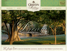 Tablet Screenshot of graylynweddings.com